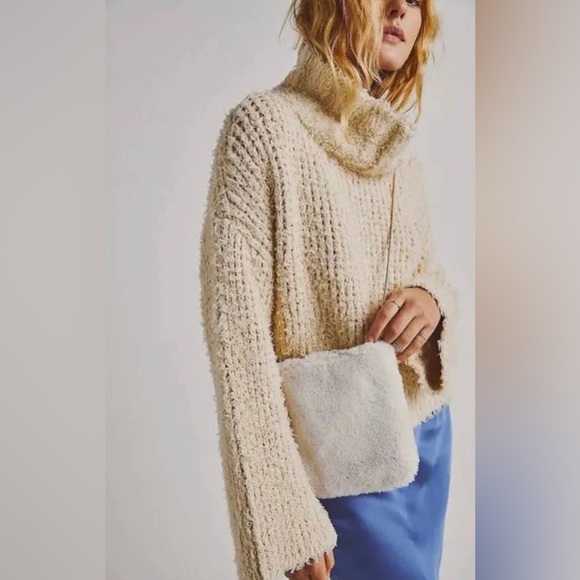 NWOT Free People Canyon Pullover Mock Neck Sweater - Picture 2 of 6